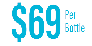 $69 per bottle